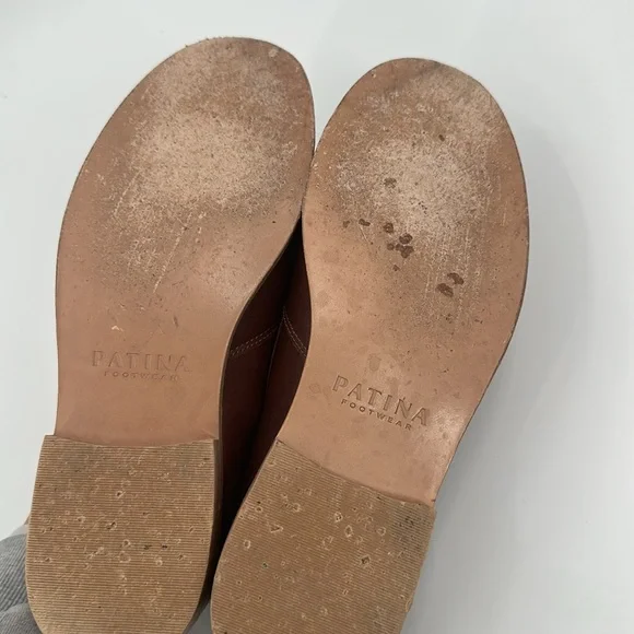 Portland Leather Patina Classic Loafers Deep Red 10 - Picture 7 of 8